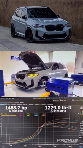 bootmod3 on Instagram: "1500whp out of an X3M is no joke, and more in it!🔥 Custom tuned on bootmod3 CustomROM V2 with REV2⚡️ Congrats to everyone involved! 😎 Repost from @ajd_turpz • Highest HP X3M Comp. in the world. Also holding the record for 60-130 (3.6) and 100-150 (3.4) both those times are on pump ethanol on my flex map. This map on dyno was using One ethanol R. Wasn’t able to finish tuning on dyno due to some hiccups. She should be in the 1550-1600 range when we’re done, then we’ll see