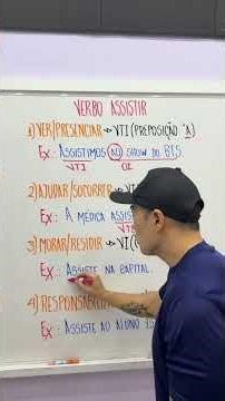 Don't make mistakes with the verb "assistir" anymore!