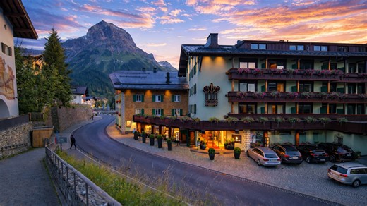 Lech, Austria beautiful alpine village of luxury and charm (4K)