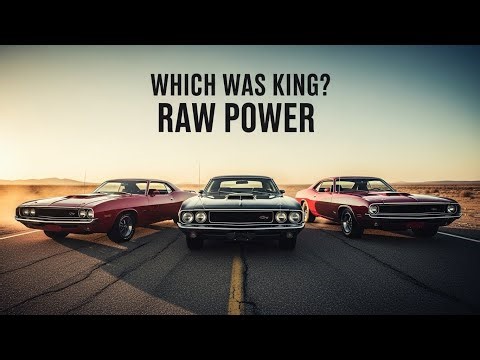 3 Powerful Muscle Cars Compared | Raw Power & Iconic Design