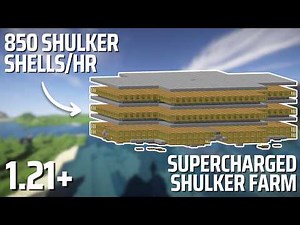 Supercharged Shulker Farm Tutorial | Ending Credits | Minecraft 1.21+