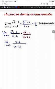 CÁLCULO DE LIMITES #matematicas #maths