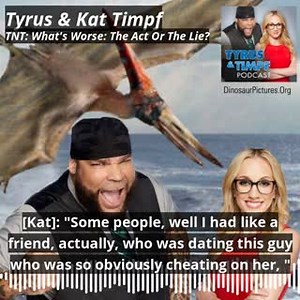 On the latest #TNT #podcast, Kat Timpf & Tyrus debate what's worse: the act or the lie? Also, Kat is sharing the worst possible characteristic to find in a romantic partner, you don't want to miss this! http://ow.ly/ZH5f50HOe54 #TyrusNTimpf #KatTimpf #Tyrus | FOX News Radio