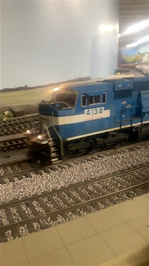 Conrail Grain Train in Southern New England Railroad #shorts #oscale #modeltrains #conrail