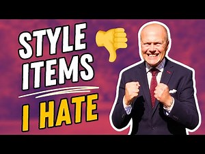 5 STYLE ITEMS THAT I HATE | TERRIBLE STYLE CHOICES FOR MEN!