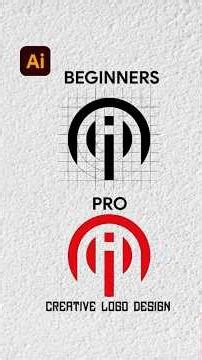 Adobe Illustrator 2026 Tips - How to Create Asian Letter Logo Design Process #inaa_graphics