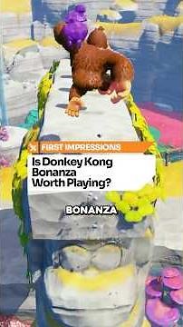 Donkey Kong Bonanza gameplay feels great so far! | First impressions