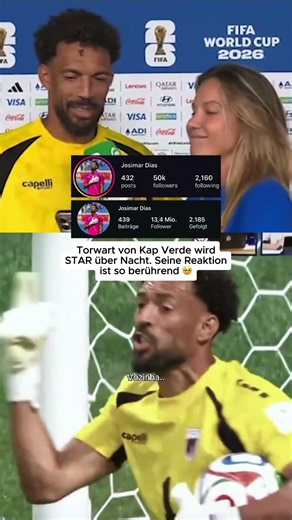 CAPE VERDE GOALKEEPER becomes STAR OVERNIGHT 🤯
