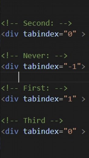 Improve Site Accessibility using Tabindex #short