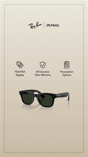 At MyEyeDr., we’ll make sure your Ray-Ban Meta glasses are tailored to your vision. Book an exam to add prescription lenses. 👓 | MyEyeDr.