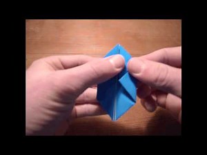 Tutorial: Origami Inflatable Cube (Water bomb)