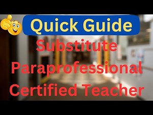 What are substitute Teacher, support staff & Certified teacher jobs? All you need to know.