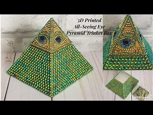 ALL-SEEING EYE EGYPTIAN PYRAMID 3D PRINT TRINKET BOX DIY CREALITY ENDER 3 2021