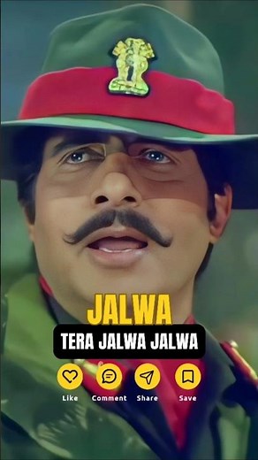 Jalwa Tera Jalwa HD 🇮🇳 | Hindustan Ki Kasam (1999) | Amitabh Bachchan | Sukhwinder Singh #shorts