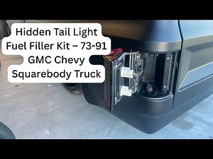 Hidden Tail Light Fuel Filler Kit for 1973-91 Squarebody Chevy/GMC | Cleanest Gas Cap Relocation!