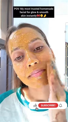 POV: My most trusted homemade facial for instant glow & smooth skin🤍✨#SkincareTips #GlowingSkin