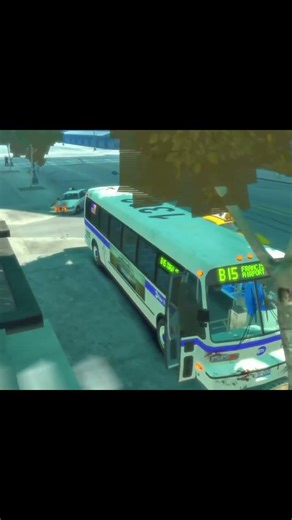 GTA IV As The MTA NYC Novabus RTS Bus Crashes cop cars and Niko thrown out of the old bus and got in