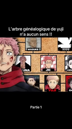Arbre Généalogique de Yuji : Explication Anime