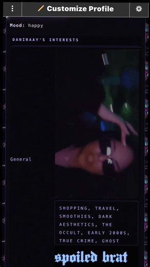 MySpace in 2026? No — this is SpaceHey☺︎ #spacehey #myspace #cybercore #y2k #html #alt #internetcore