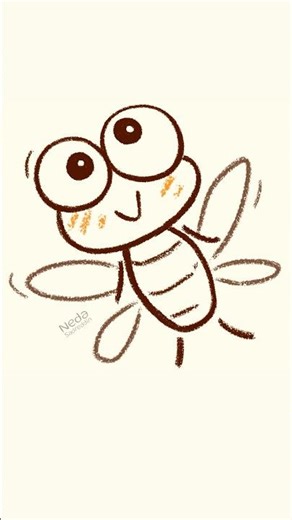How To Draw A Cute Dragonfly - Easy Step by Step Satisfying Drawing #chibiinsect #beginnerdrawings