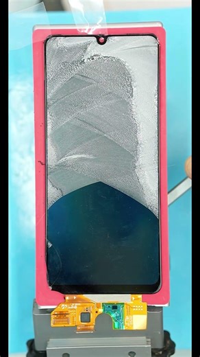 Samsung amoled display repair glass remove asmr