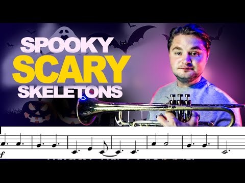 Spooky Scary Skeletons | Trumpet Covers (with Sheet Music)