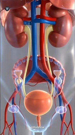 The Full Anatomy of The Excretory System & Kidneys in 3D Animation Video #humanbody #humananatomy