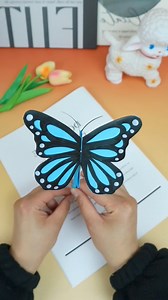 Title: Flying Little Butterfly Origami Hashtags: #handmadediy #kindergartenhandmade #origami paper craft ideas | paper craft ideas