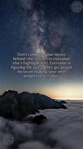 Stop Comparing Yourself to Others 🛑 | Just So You Know ✨