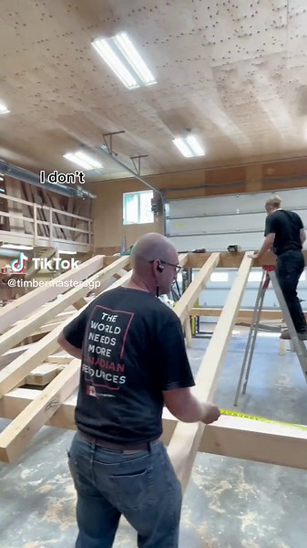 Serious Woodworking: Canada Timber Frame Installation