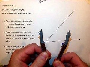 Construction 01 - Angle Bisector