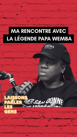 😄 Nash : Sa rencontre avec la légende Feu PAPA WEMBA 🕊️❤️ La suite sur notre page YouTube. | Laissons Parler Les Gens