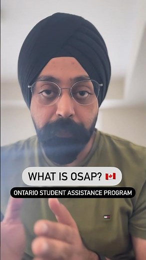 Student Assistance Program for 🇨🇦 PR & Citizens. Get loan and grants to do studies. #osap #canada
