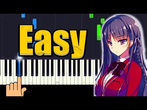 Horikita Theme (Classroom Of The Elite OST) - Easy Piano Tutorial!