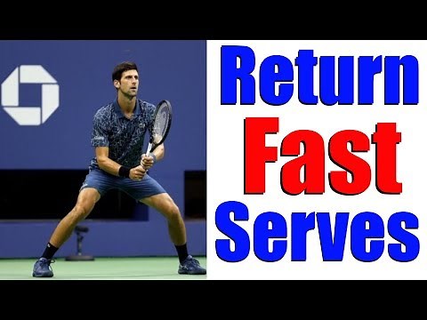 How To Return Fast Serves In Tennis - Tennis Lesson