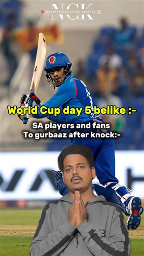 Nadimpalli Chinni Krishna on Instagram: "T20 World Cup Day 5 turned into absolute CINEMA 🎬🔥 From Gurbaz shaking South Africa… To Rabada’s no-ball tension… To that crazy SA vs AFG Super Over drama… And then… Jay Shah “script writer mode” activated 👀📜 This reel is a satirical recap of World Cup Day 5 covering: • Gurbaz’s knock vs South Africa • Markram & Rabada no-ball tension • SA vs AFG Super Over twist drama • Australia injury panic (Marsh situation) • Travis Head captaincy reactions • Mumb