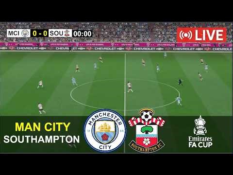 Manchester City vs Southampton | FA Cup Semi-Final 2026 | PES 2021 Gameplay Simulation part1