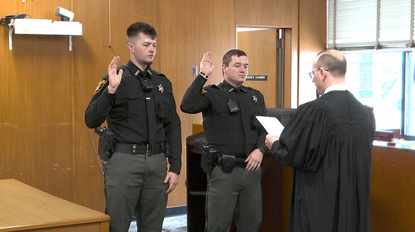 Two new sheriff's deputies sworn in for Ohio County