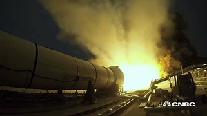 19K views · 283 reactions | WATCH: NASA - National Aeronautics and Space Administration tests its SLS engine rocket, one of the most powerful rockets on the planet. | CNBC | Facebook