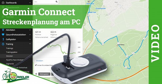 ➤ Garmin Connect Streckenplanung am Computer