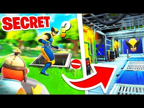 Je DÉCOUVRE le BUNKER SECRET de WOLVERINE ! (Cache Cache 10 000 V-Bucks Fortnite)