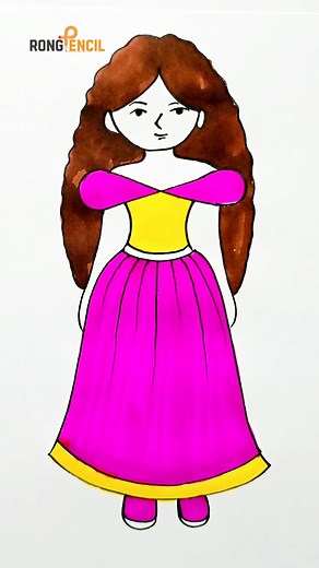 15K views · 118 reactions | Cute girl drawing technique ❤️ #girldrawing #art #drawing #easydrawing | Rong Pencil | Facebook