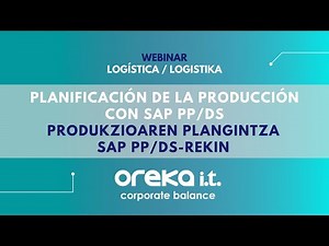 Webinar - Planificación de la producción con SAP PP DS