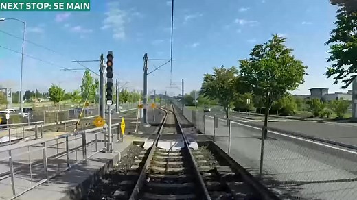 波特兰Trimet MAX轻轨Green Line全线10倍速POV (Clackamas Town Center ➠ PSU South)