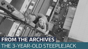'We always start them young' - The toddler steeplejack climbing to incredible heights  - Latest From ITV News