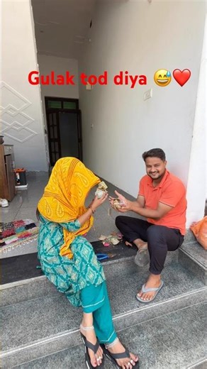 Finally aj gulak tod hi diya 😅💰❤️#viral #vlog #shorts #familyvlog #trending #sachincobravlogs