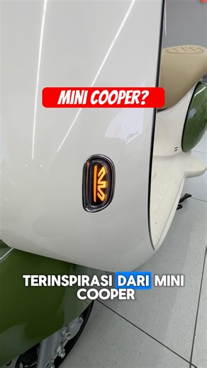 Yadea Ova turn signal lights inspired by Mini Cooper #electricbike