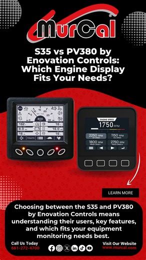 Looking for the perfect engine display? 🛠️ Dive into our quick guide comparing the S35 vs PV380 by Enovation Controls—find out which model truly fits your monitoring needs! Click to see the pros, cons, and real-world applications: https://www.murcal.com/blog/s35-vs-pv380-by-enovation-controls #industrialcontrol #automation #industrialautomation #technews #engineering #manufacturing #equipmentmonitoring #powergeneration #canbus #iot #digitaltransformation #engineerlife #industrialtech #smartdevi