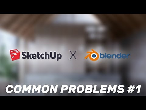 Textures Not Imported | SketchUp to Blender Common Problems | Tutorial