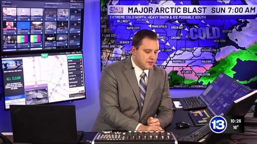 The snow is falling, and two rounds of extreme cold are incoming! Meteorologist Derek Witt is live with the full forecast. | 13abc